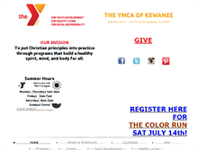 Tablet Screenshot of kewaneeymca.org